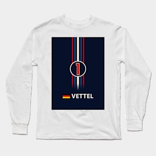 F1 Legends - Sebastian Vettel [RBR] Long Sleeve T-Shirt